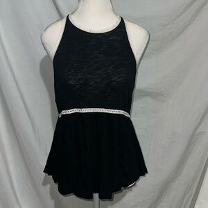 black & white sleeveless Express top size xs